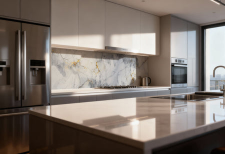 Küchenrückwand Marmoroptik