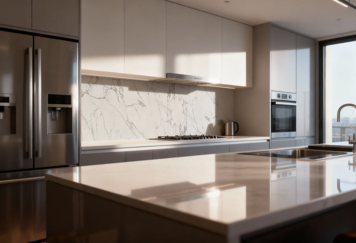 Küchenrückwand Marmoroptik