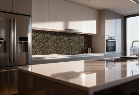 Küchenrückwand Marmoroptik