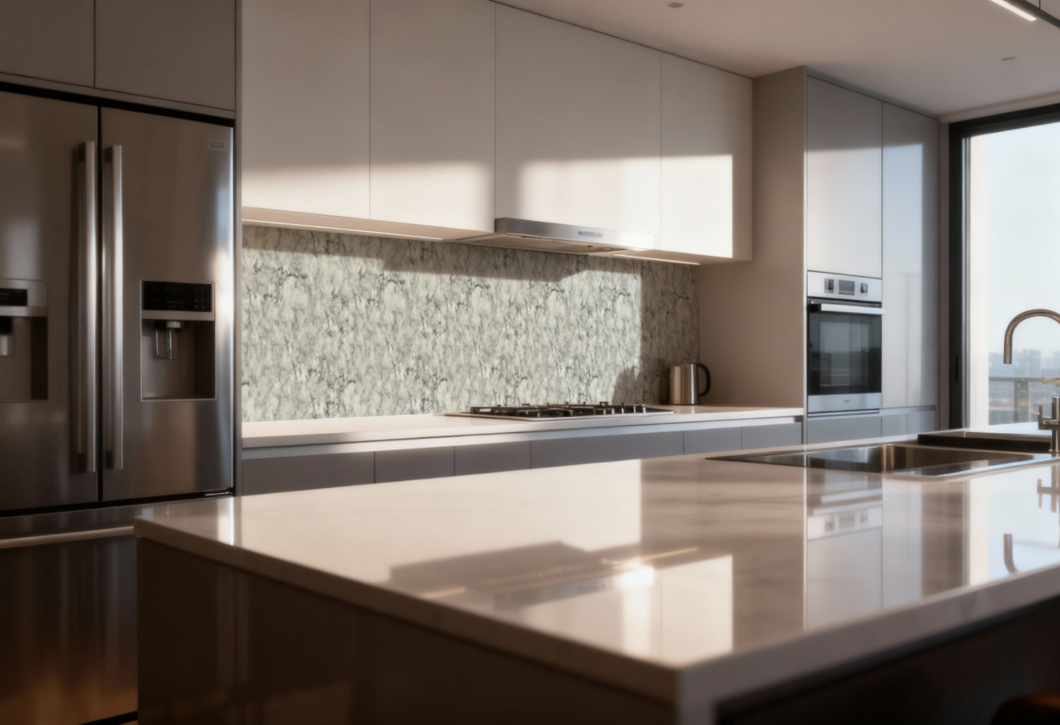 Küchenrückwand Marmoroptik