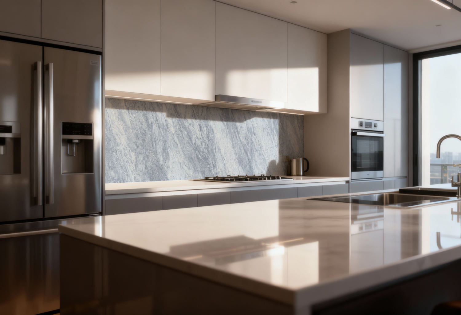 Küchenrückwand Marmoroptik
