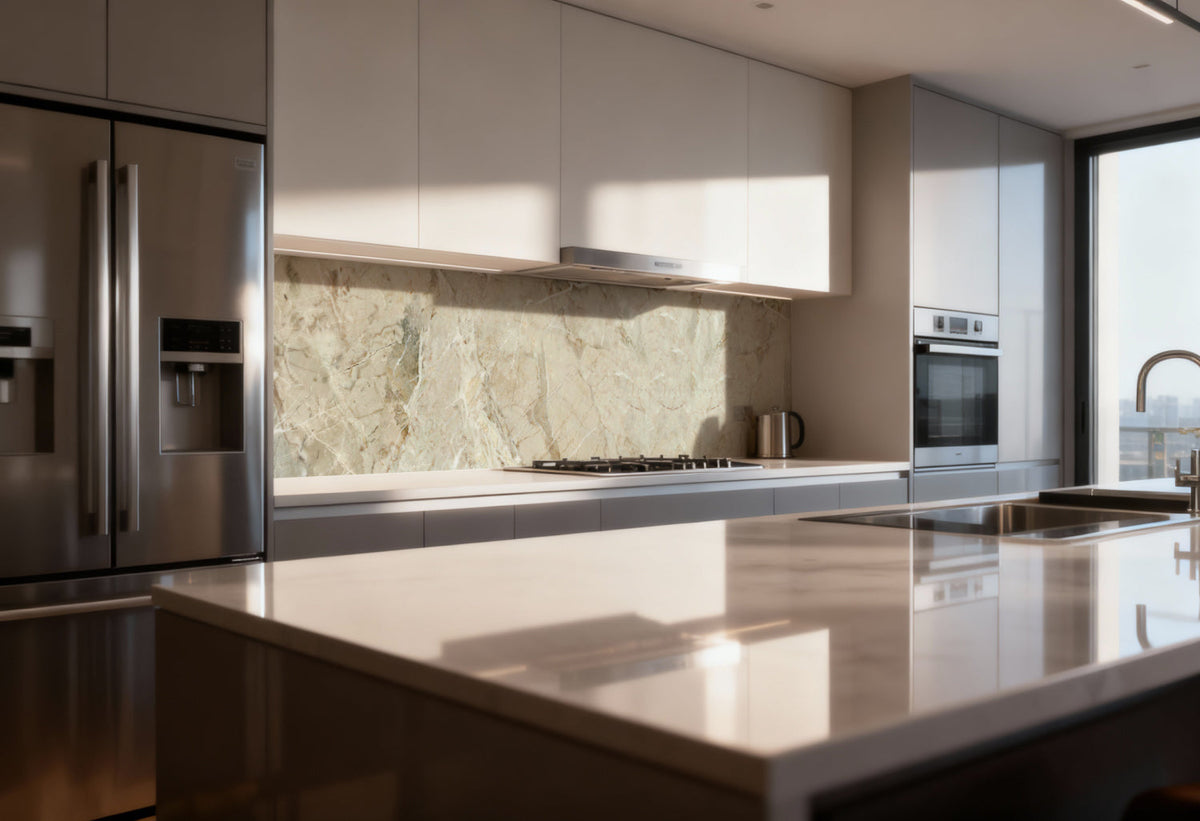 Küchenrückwand Marmoroptik