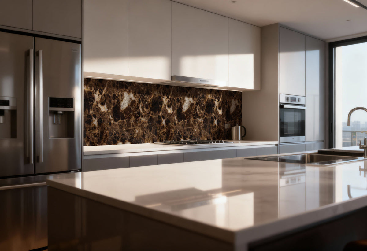 Küchenrückwand Marmoroptik