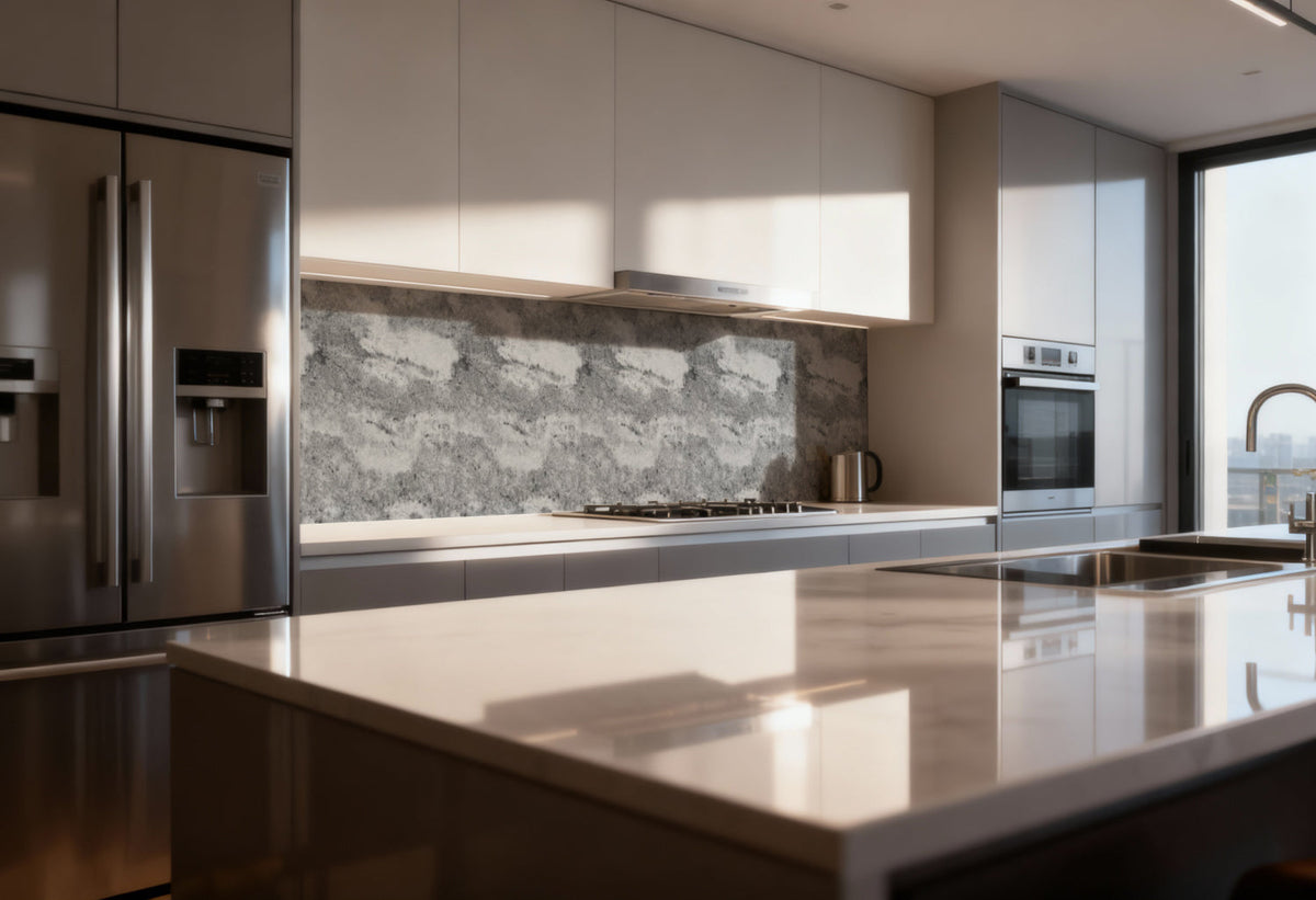 Küchenrückwand Marmoroptik