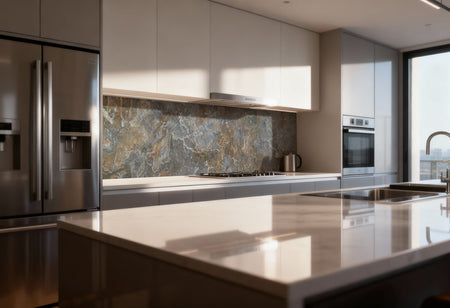 Küchenrückwand Marmoroptik