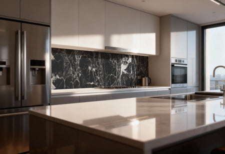 Küchenrückwand Marmoroptik