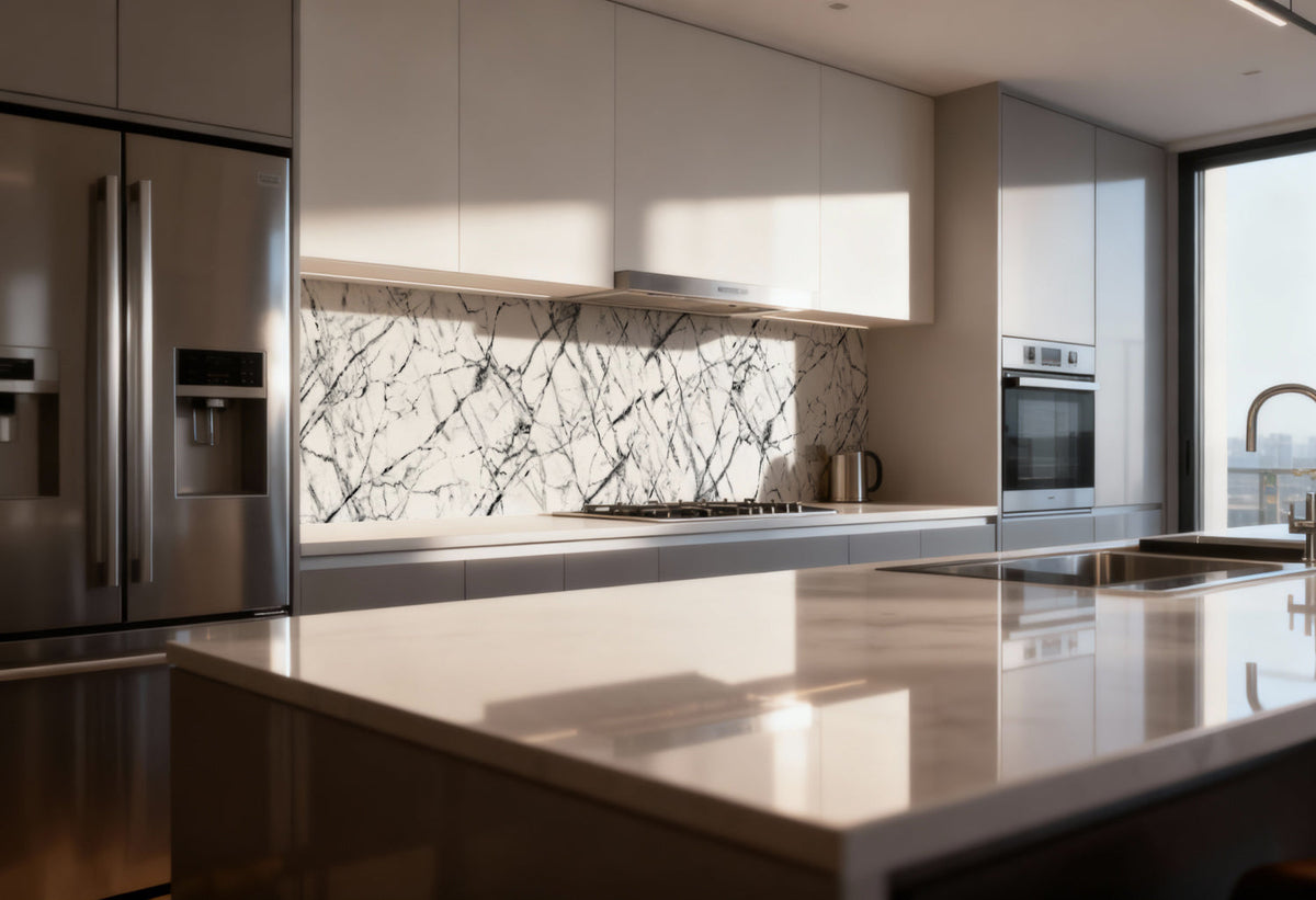 Küchenrückwand Marmoroptik