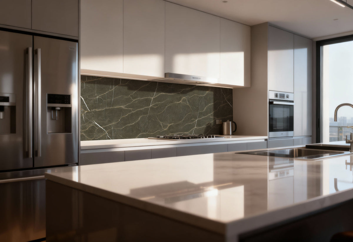 Küchenrückwand Marmoroptik