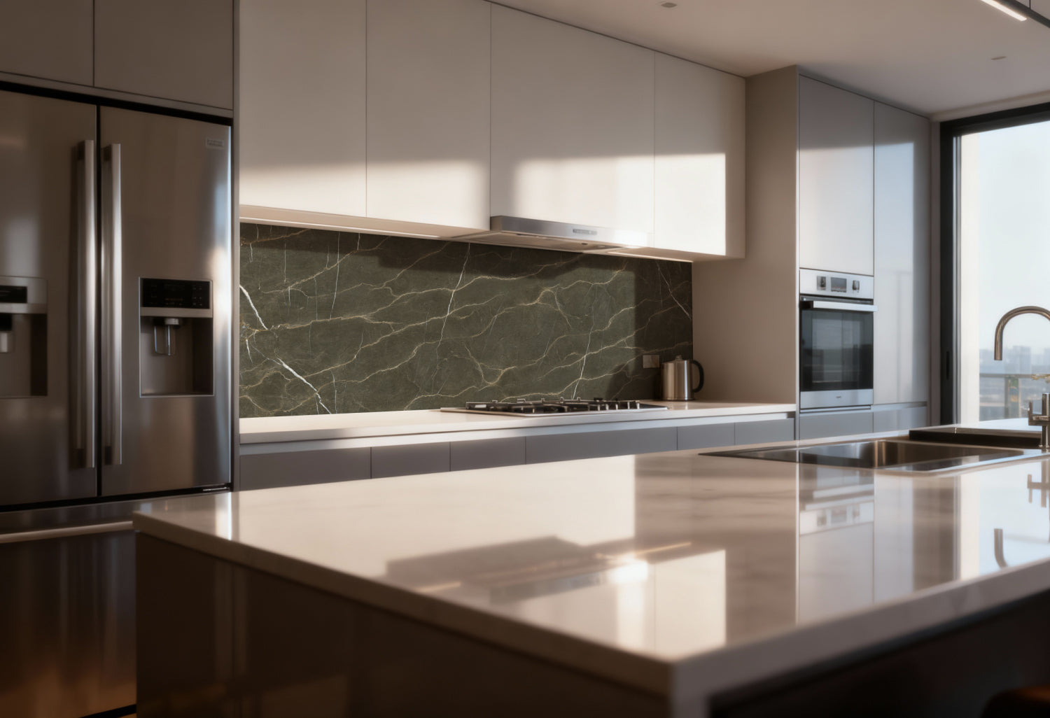 Küchenrückwand Marmoroptik