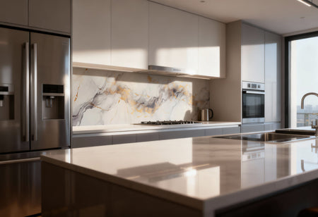 Küchenrückwand Marmoroptik