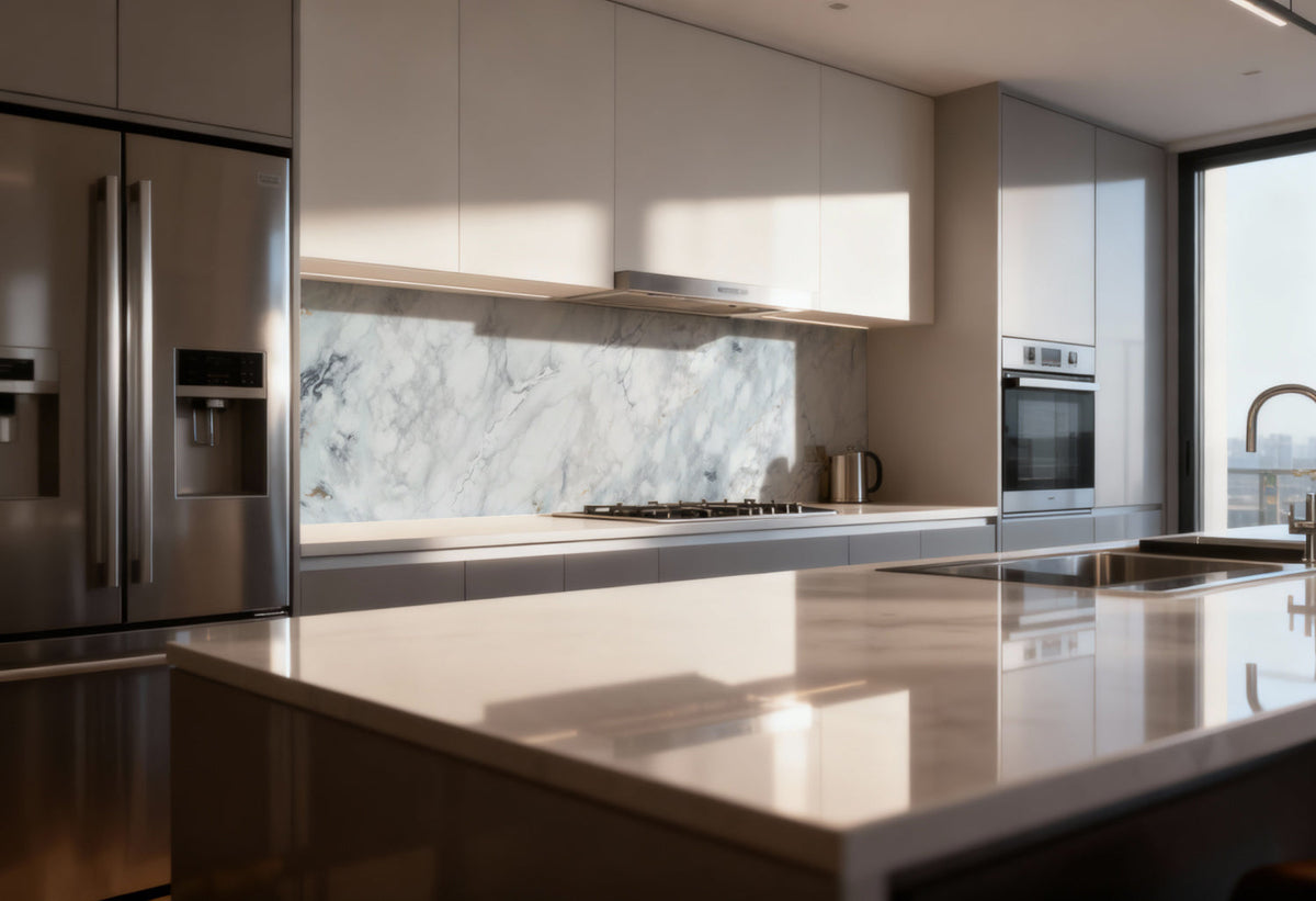 Küchenrückwand Marmoroptik