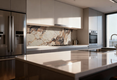 Küchenrückwand Marmoroptik