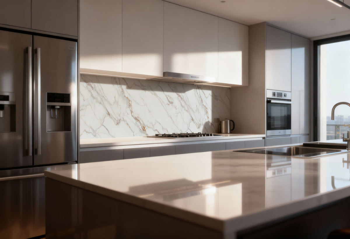 Küchenrückwand Marmoroptik