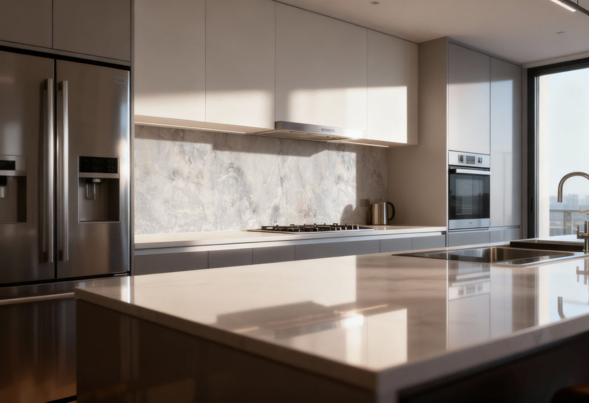 Küchenrückwand Marmoroptik