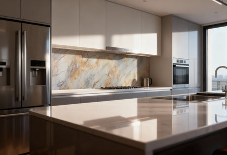 Küchenrückwand Marmoroptik