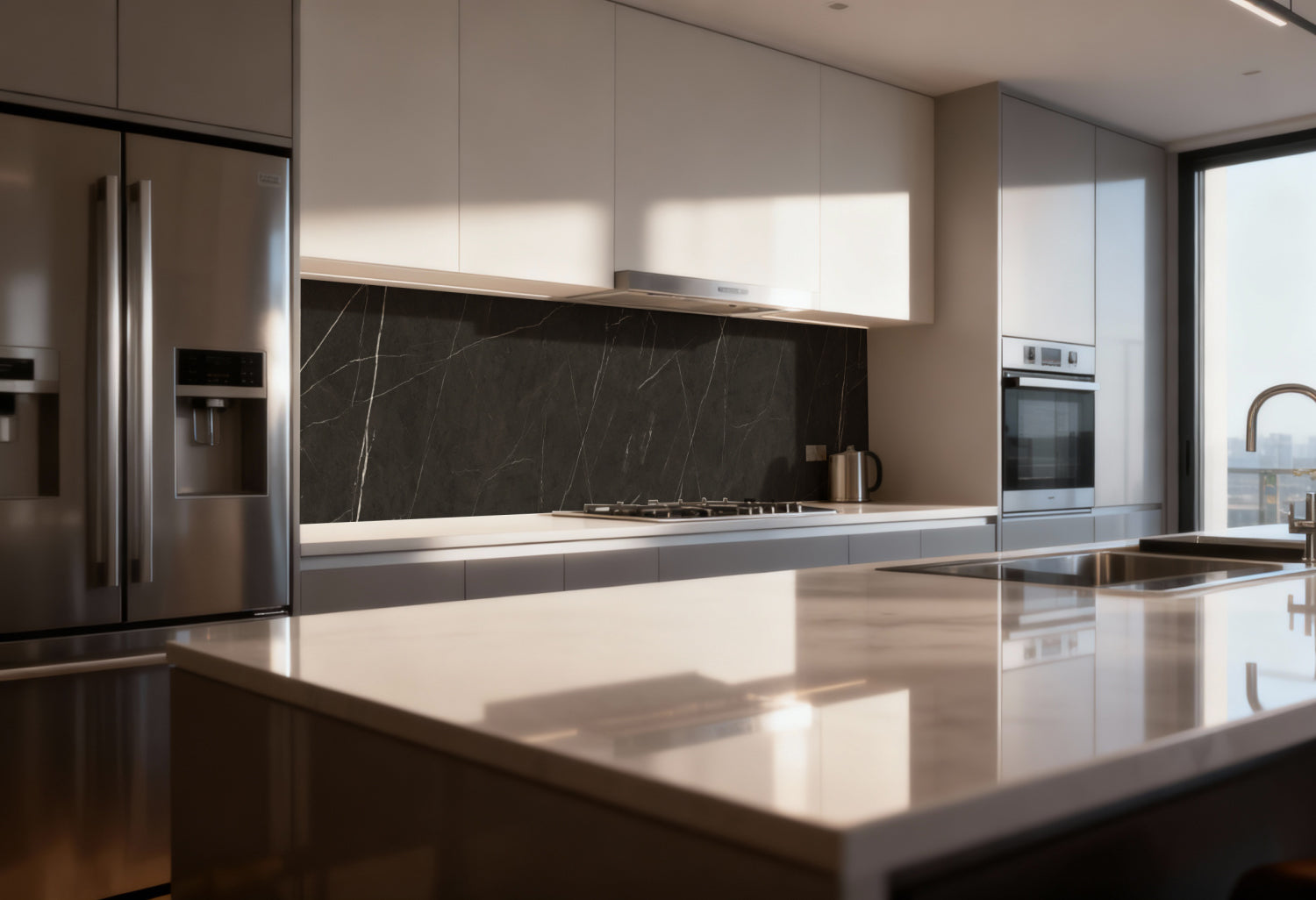 Küchenrückwand Marmoroptik