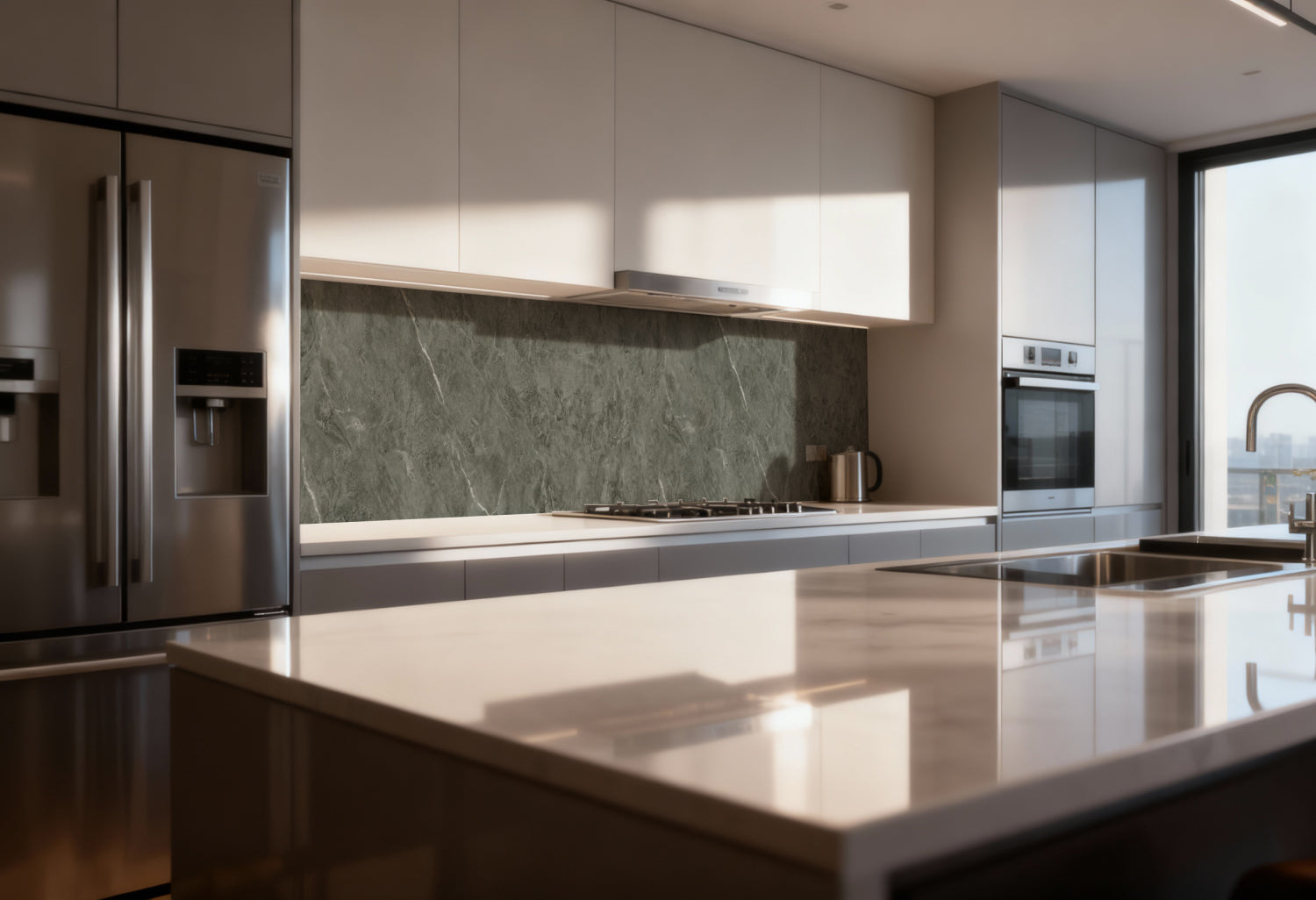 Küchenrückwand Marmoroptik