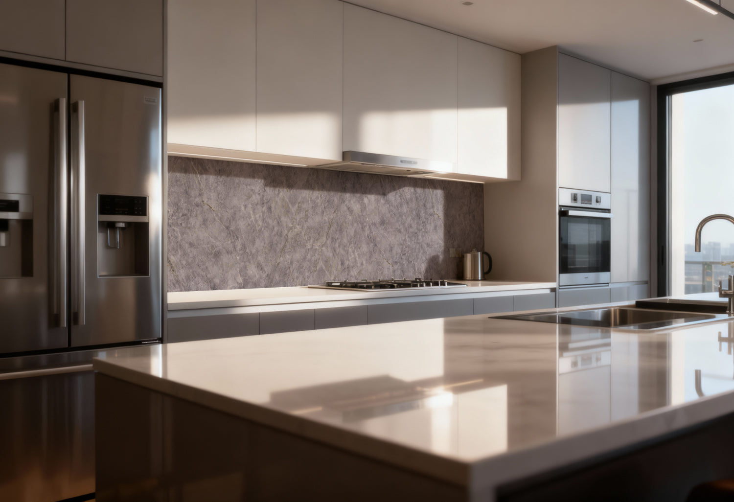 Küchenrückwand Marmoroptik