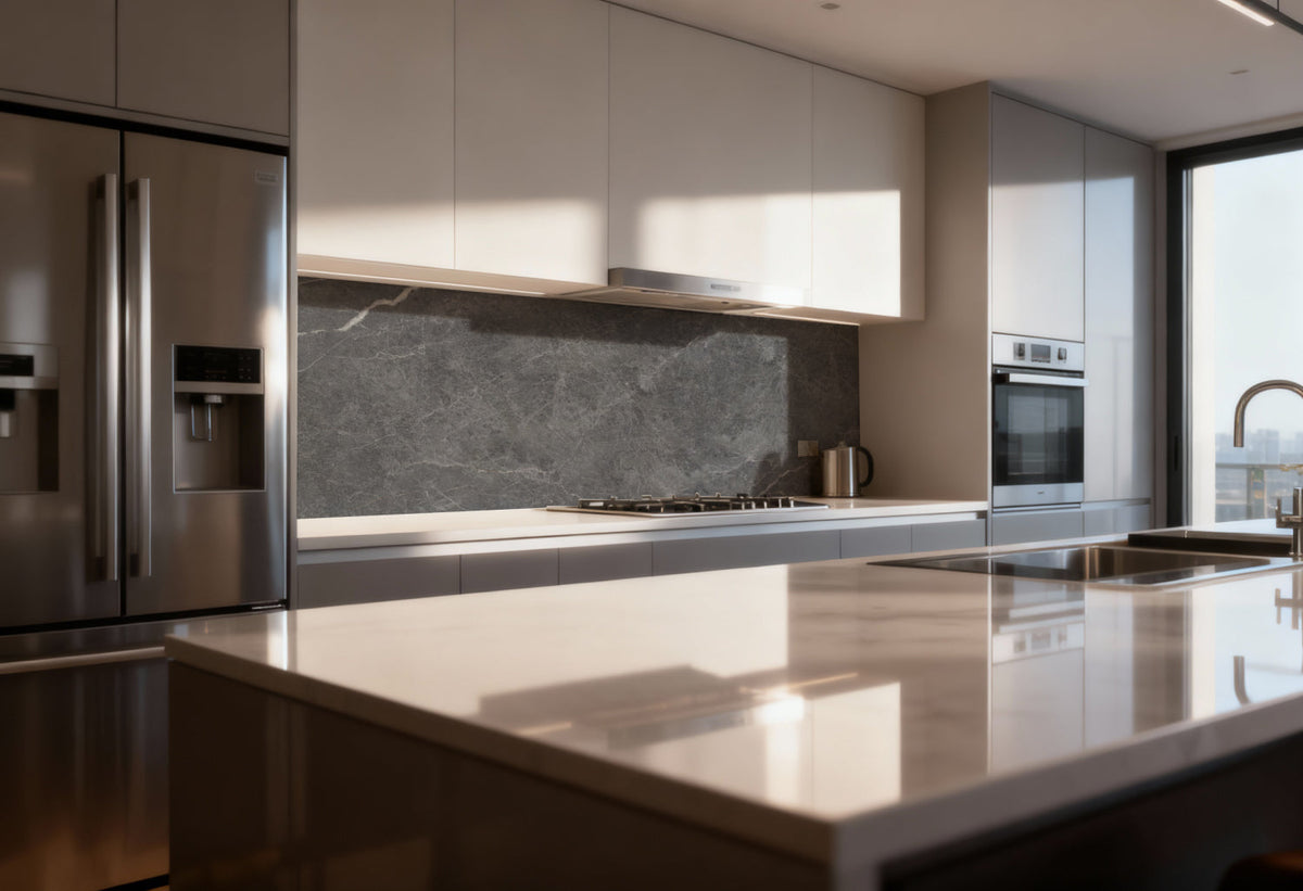 Küchenrückwand Marmoroptik