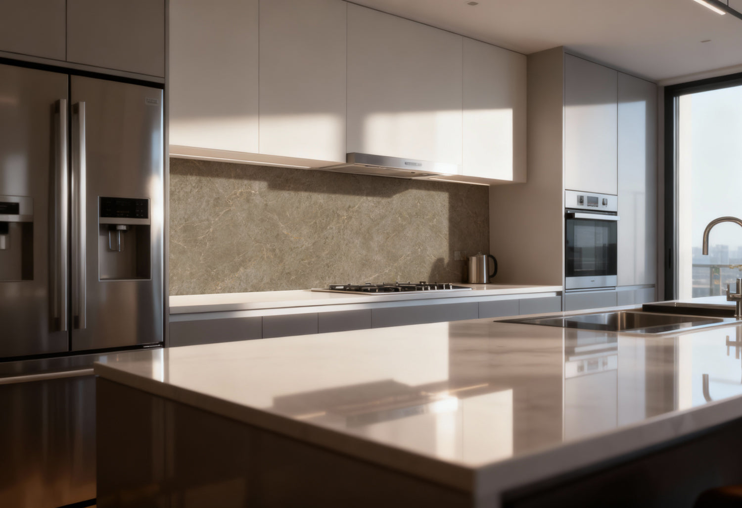 Küchenrückwand Marmoroptik