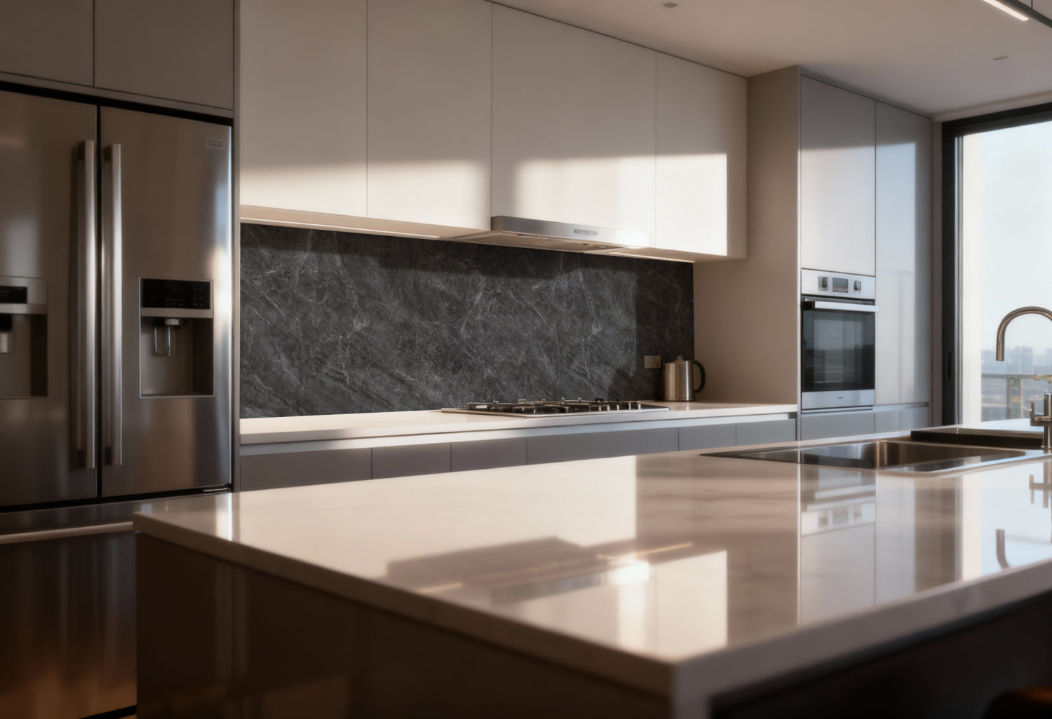Küchenrückwand Marmoroptik