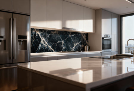 Küchenrückwand Marmoroptik