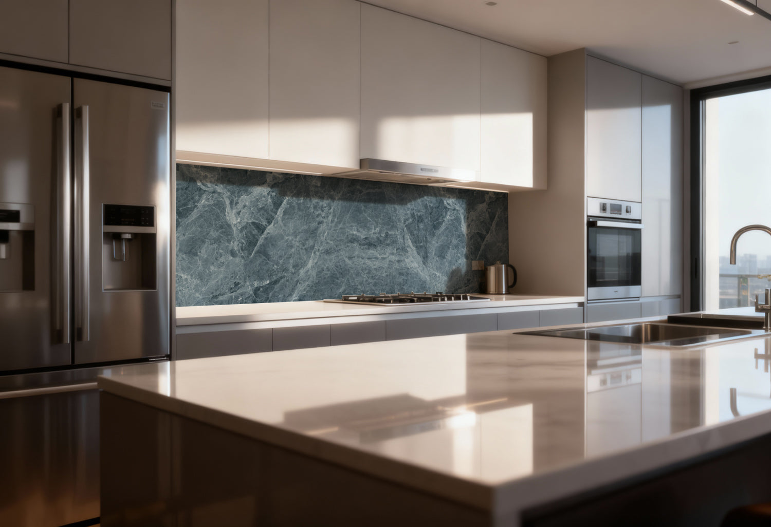 Küchenrückwand Marmoroptik