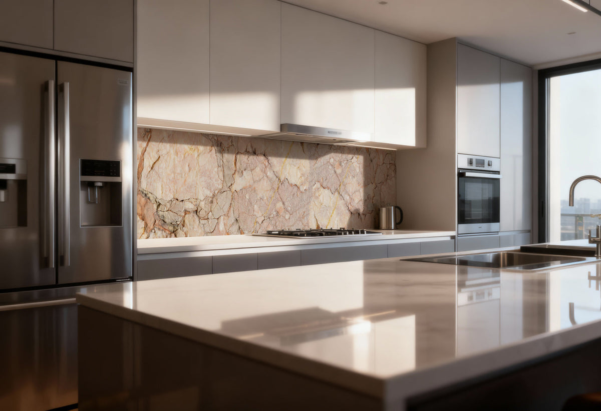 Küchenrückwand Marmoroptik