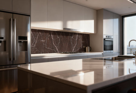 Küchenrückwand Marmoroptik