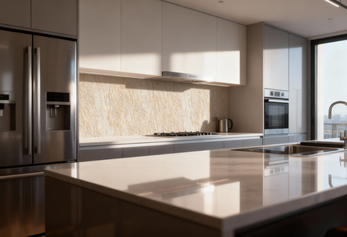 Küchenrückwand Marmoroptik