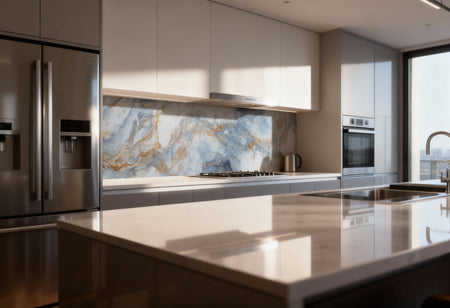 Küchenrückwand Marmoroptik