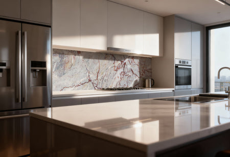 Küchenrückwand Marmoroptik