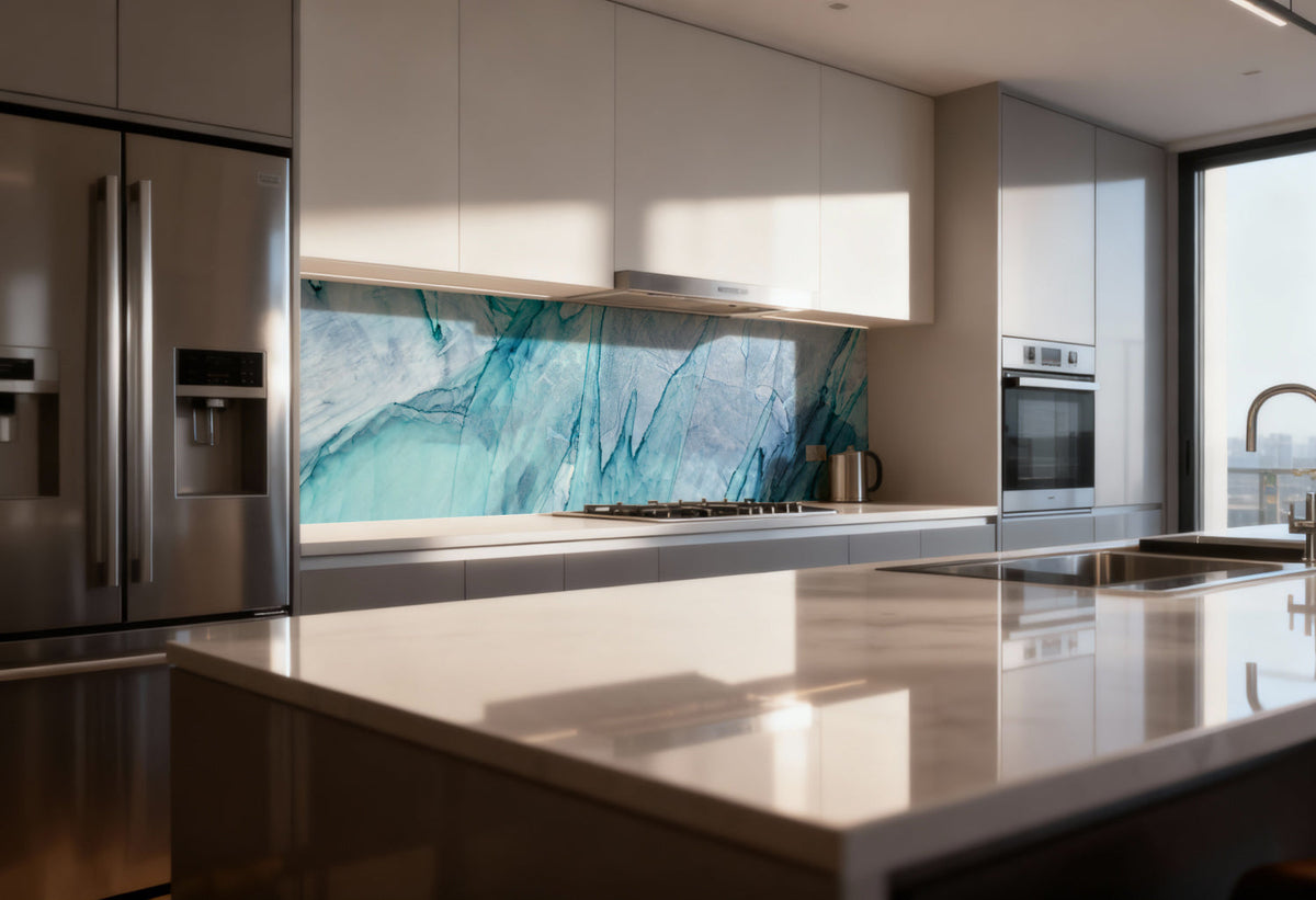 Küchenrückwand Marmoroptik