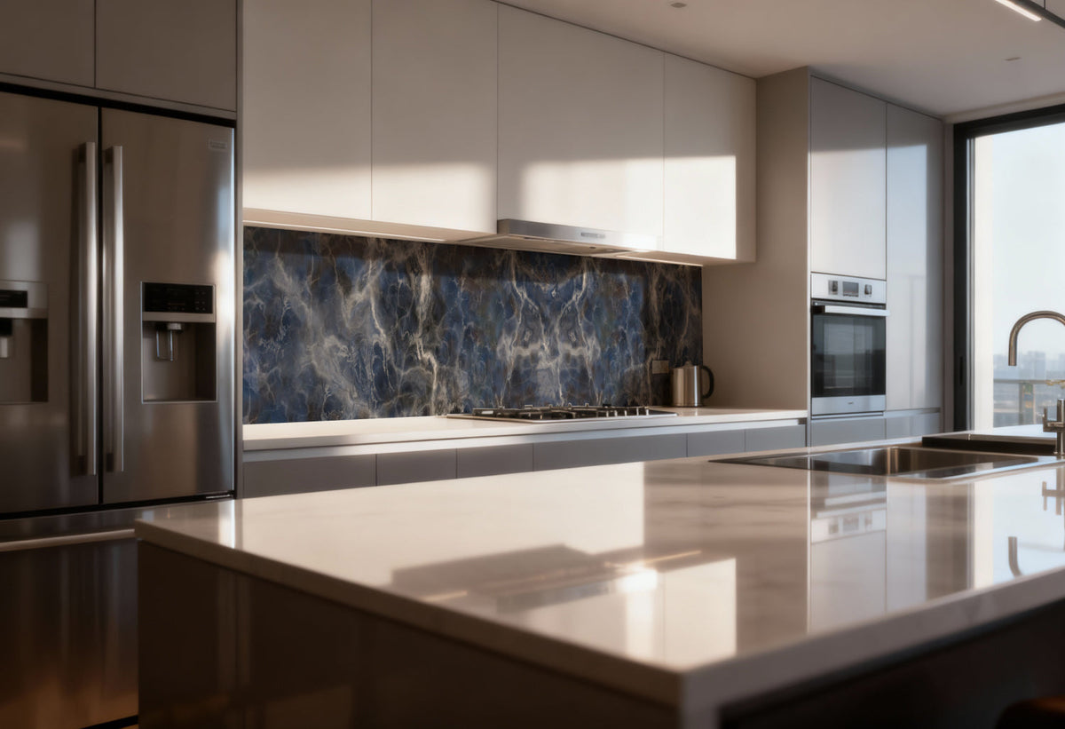 Küchenrückwand Marmoroptik
