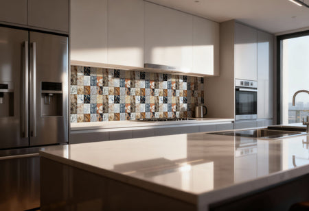 Küchenrückwand Marmoroptik