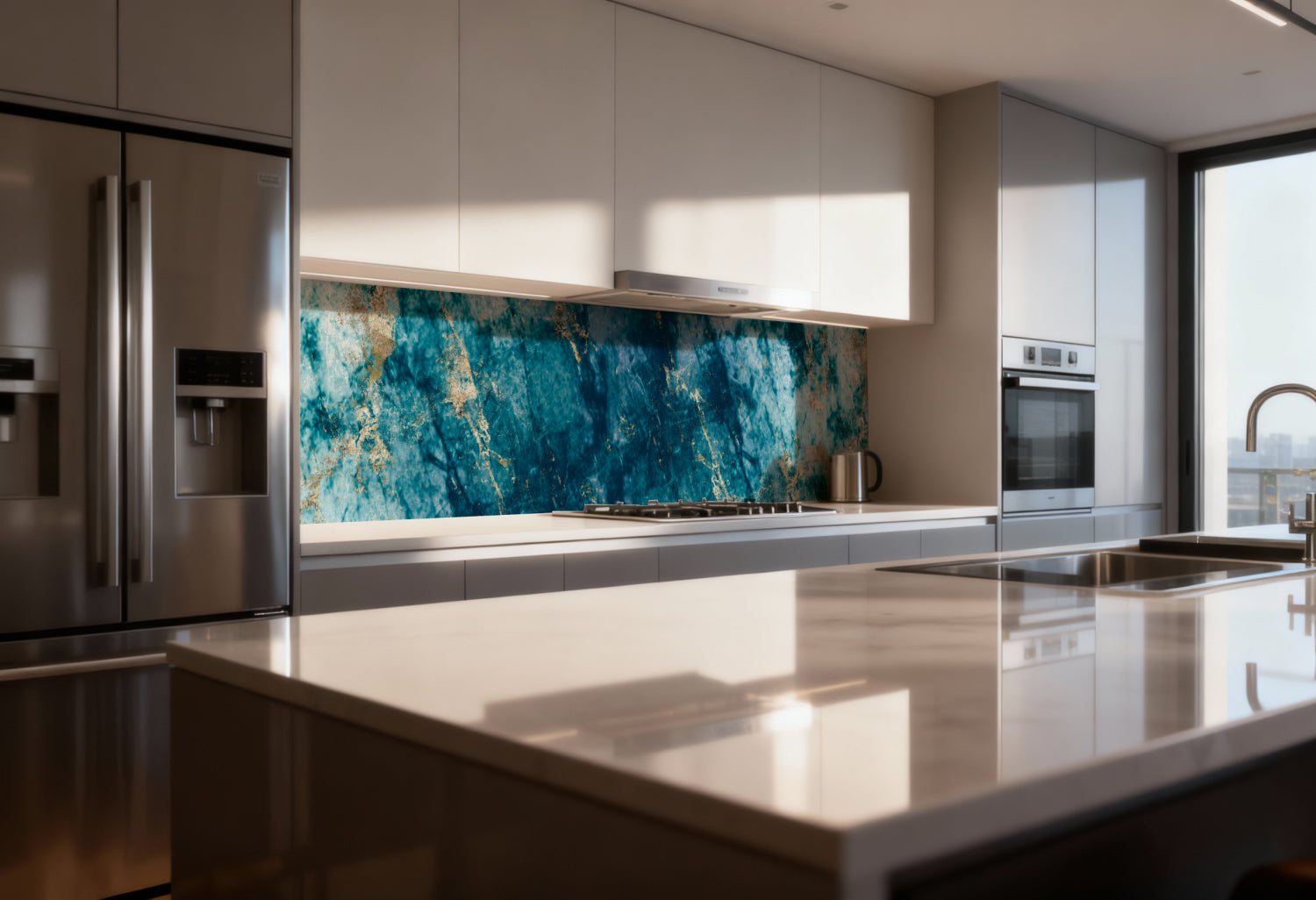 Küchenrückwand Marmoroptik