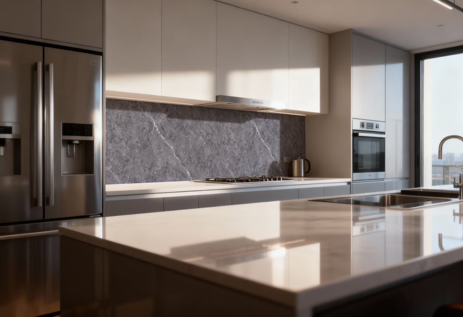 Küchenrückwand Marmoroptik