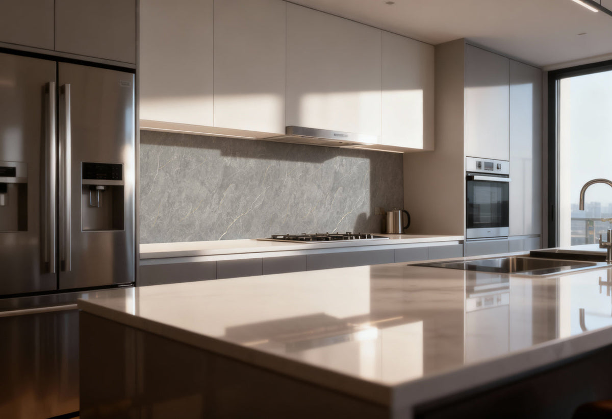 Küchenrückwand Marmoroptik