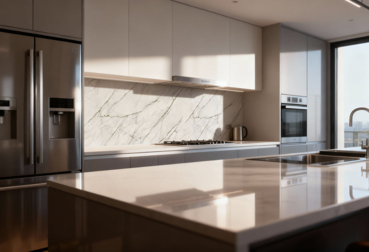 Küchenrückwand Marmoroptik