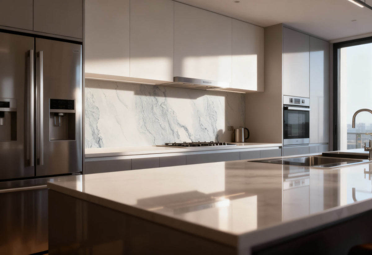 Küchenrückwand Marmoroptik