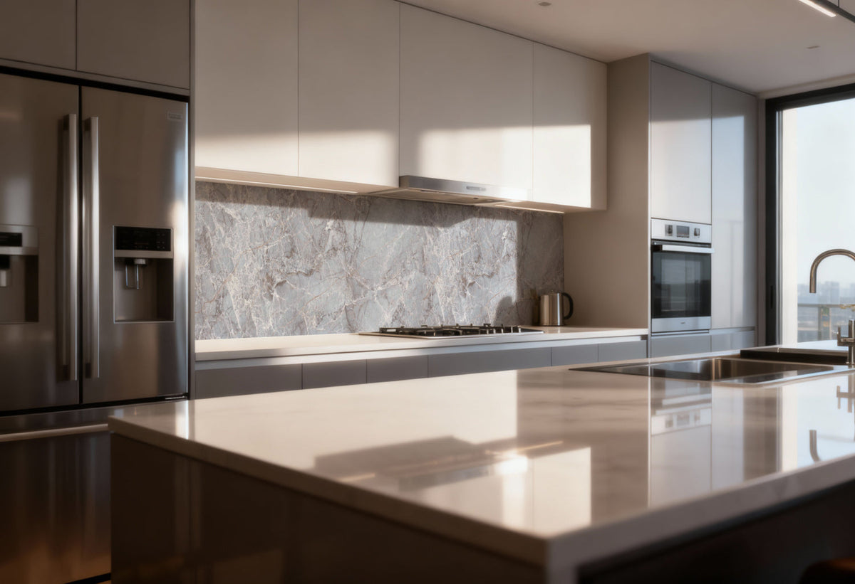 Küchenrückwand Marmoroptik