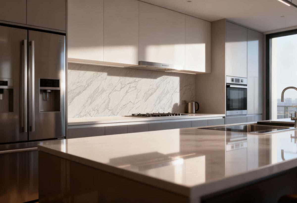Küchenrückwand Marmoroptik