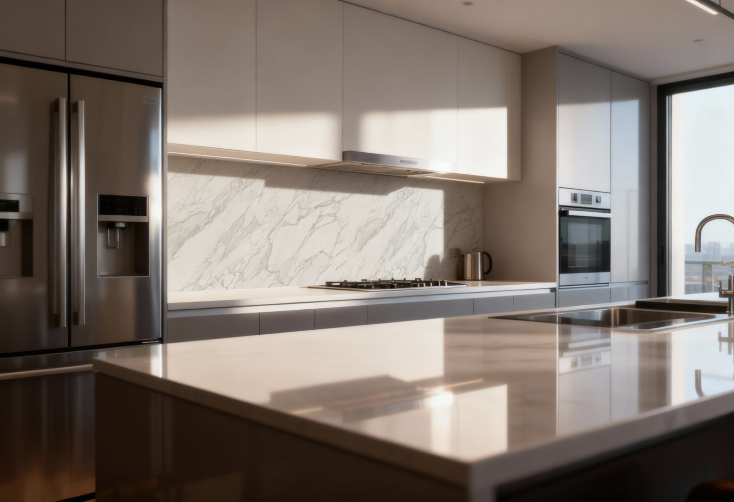 Küchenrückwand Marmoroptik