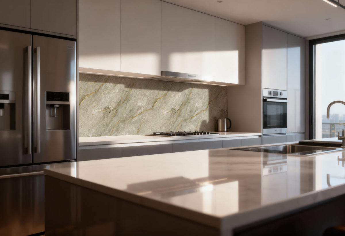 Küchenrückwand Marmoroptik