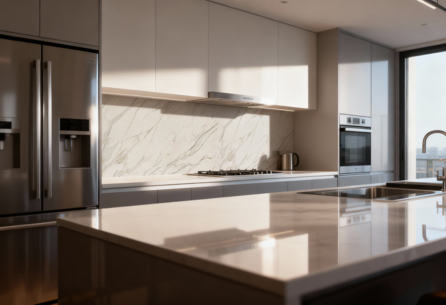 Küchenrückwand Marmoroptik
