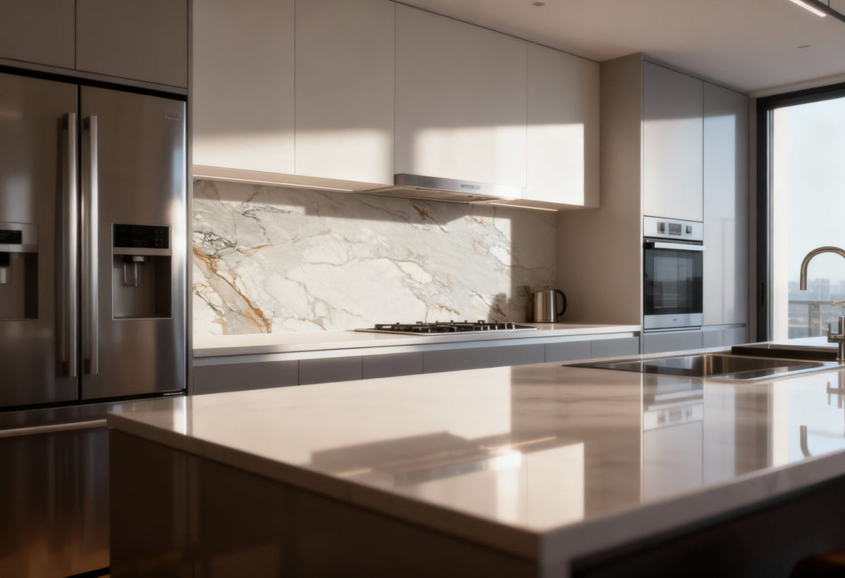 Küchenrückwand Marmoroptik