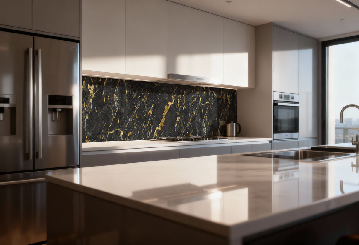 Küchenrückwand Marmoroptik