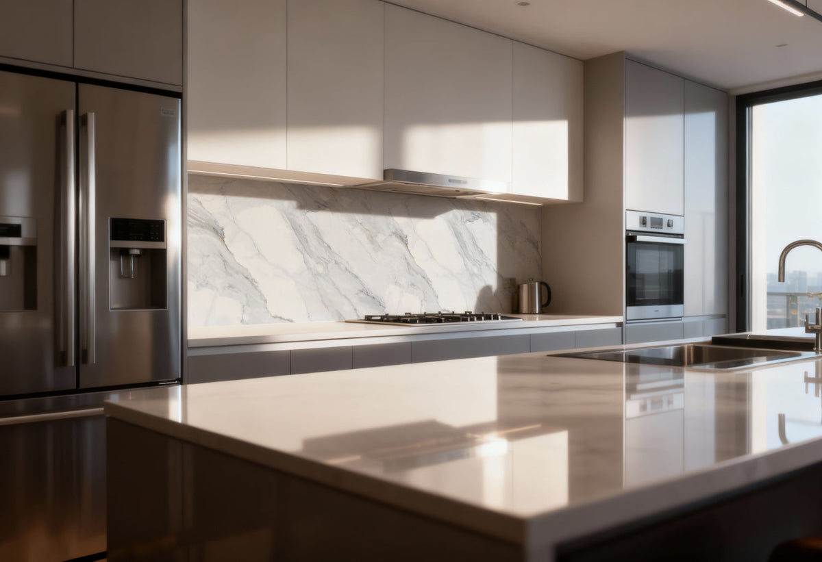 Küchenrückwand Marmoroptik