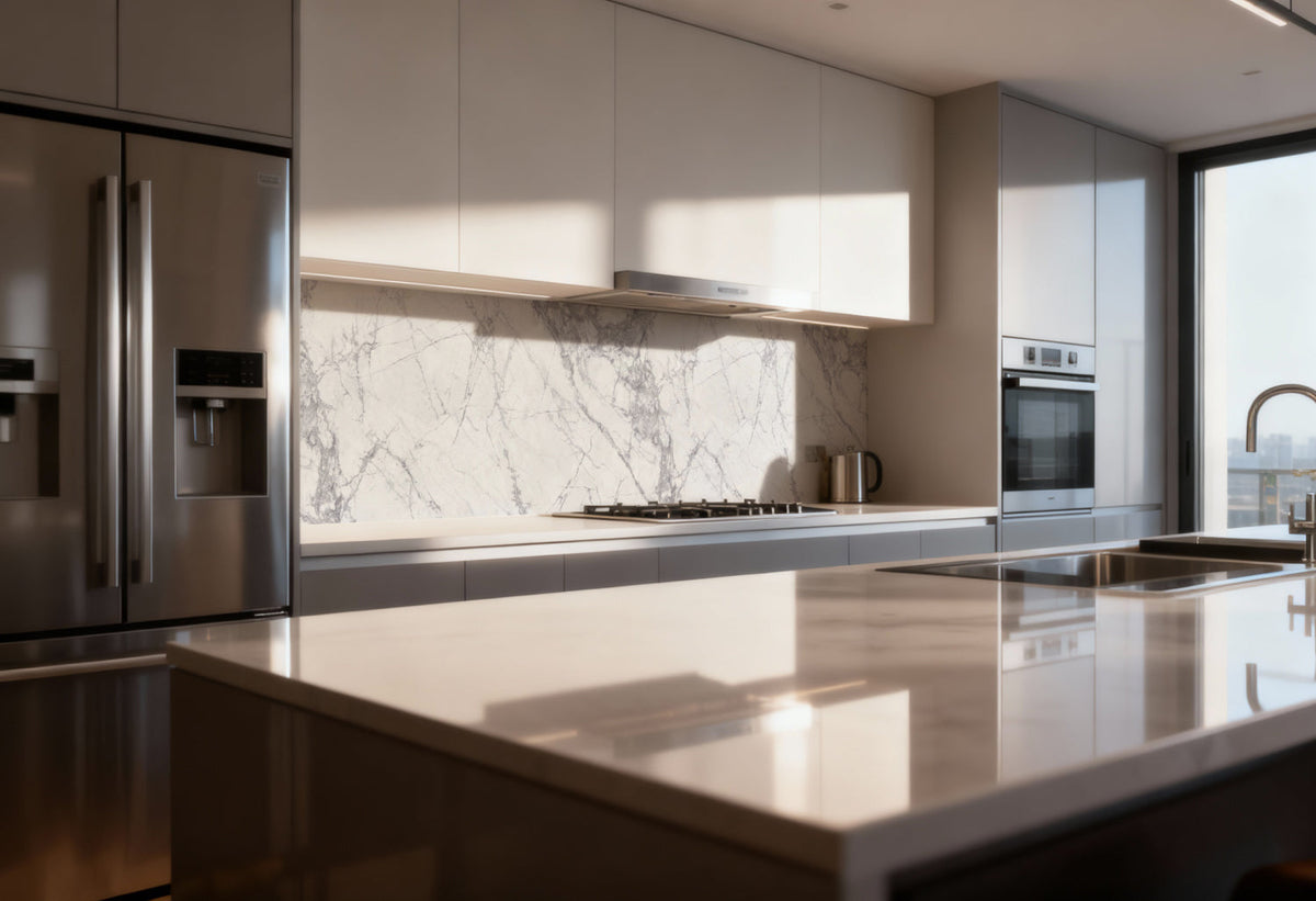 Küchenrückwand Marmoroptik