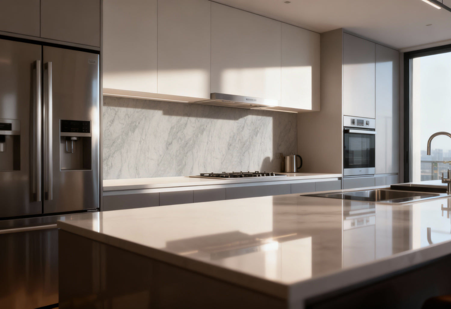 Küchenrückwand Marmoroptik